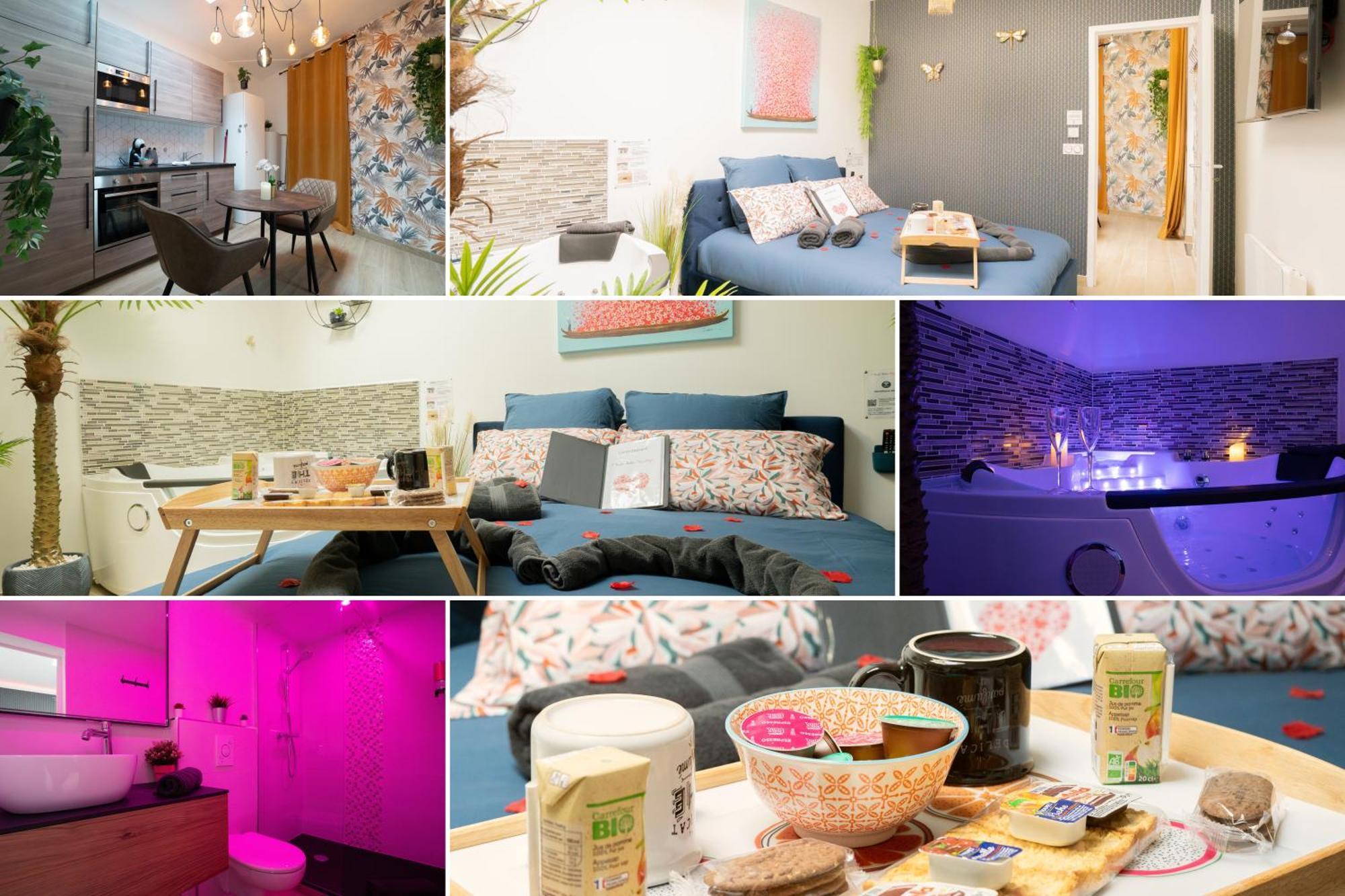 L'Escale Balneo'Romantique - Loveroom - Jacuzzi & Petit Dejeuner Villiers-sur-Marne Esterno foto